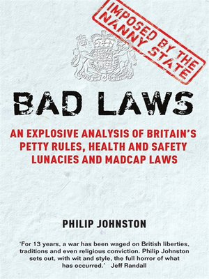cover image of Bad Laws